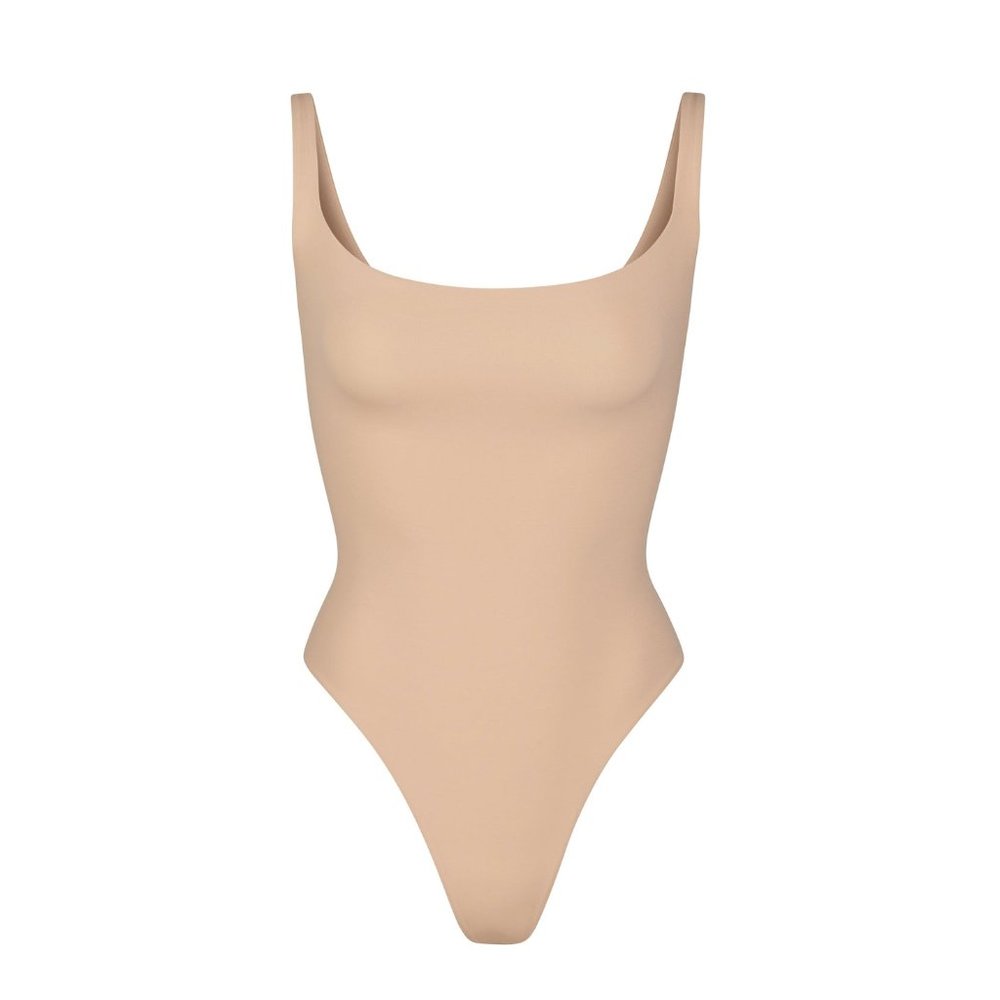 Fits Everybody Square Neck Nude Bodysuit